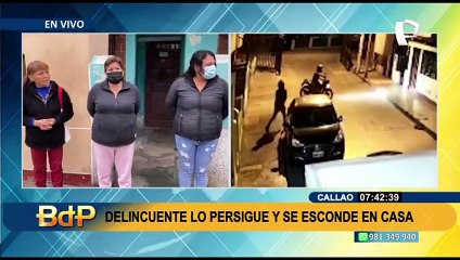 Callao: Vecino se esconde en vivienda para no ser asaltado por delincuentes