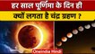 Chandra Grahan 2022: क्‍यों हर बार Purnima पर ही लगता है चंद्र ग्रहण, जानिए | वनइंडिया हिंदी |*News