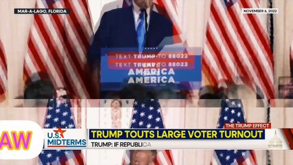 Donald Trump berencana untuk mencalonkan diri sebagai presiden di Amerika Serikat pada 2024 dengan jumlah pemilih yang rendah.