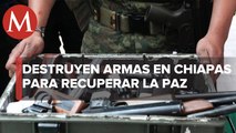 Realizan campaña de canje de armas de fuego en Chiapas