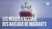 Quelles sont les règles d’accueil des bateaux de migrants ?