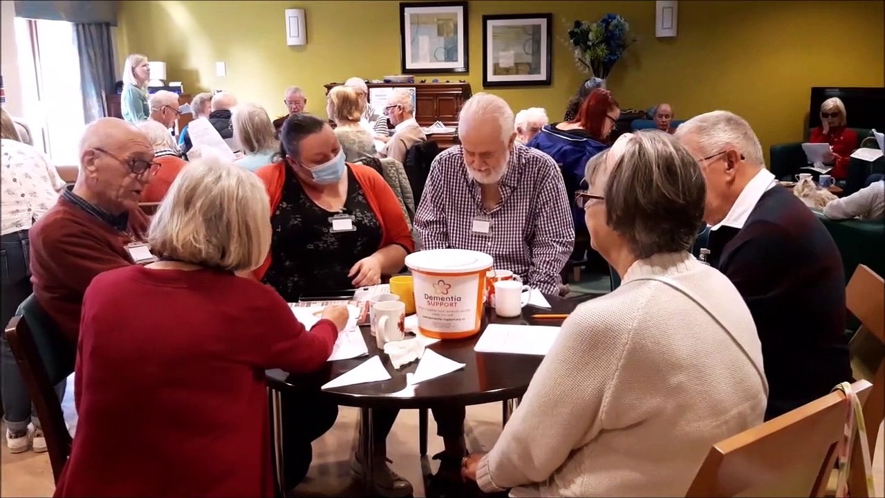 Singing session at Rustington Community Cafe