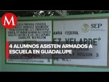 Menores llevan cuchillos a la escuela en Nuevo León