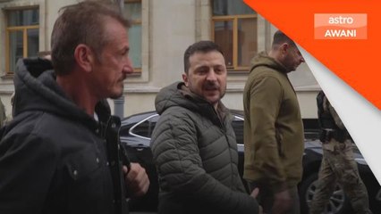 Télécharger la video: Krisis Ukraine-Rusia | Sean Penn hadiah trofi Oscar buat Zelenskyy