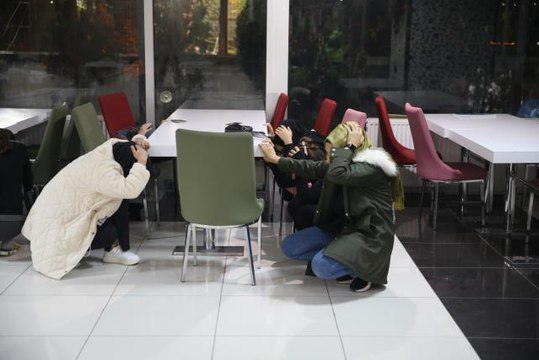 KYK yurtlarında deprem tatbikatı yapıldı