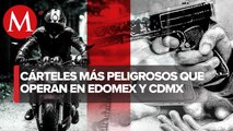 En Edomex y CdMx operan ocho cárteles; ésta es la radiografía, alianzas y actividades