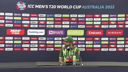 Pakistan's Azam post semi-final win over New Zealand (English only)