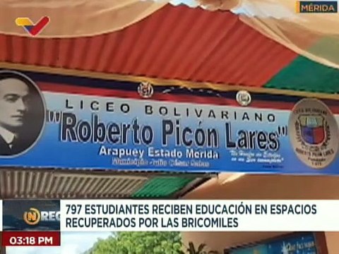 Mérida | Dotan de instrumento y equipos al Liceo Bolivariano Roberto Picón Lares