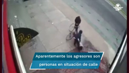 Captan nueva forma de asaltar a ciclistas; los hacen chocar