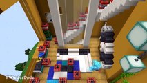 Minecraft TNT PLANET HOUSE BUILD CHALLENGE - NOOB vs PRO vs HACKER vs GOD _ Animation
