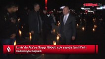 İzmir’de Ata’ya Saygı Nöbeti başladı