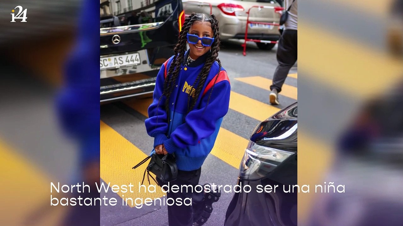 North West se disfraza de su mamá Kim Kardashian y se burla de ella en TikTok