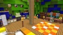 Minecraft TNT PLANET HOUSE BUILD CHALLENGE - NOOB vs PRO vs HACKER vs GOD _ Animation