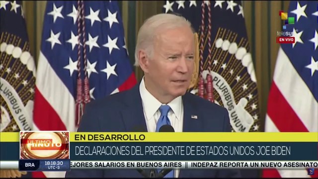 Pdte. estadounidense Joe Biden realiza declaraciones por elecciones intermedias