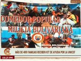 Aragua | UNICEF realiza entrega de insumos a habitantes del sector El Béisbol Las Tejerías