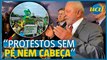 Lula sobre atos bolsonaristas: 'sem pé nem cabeça'