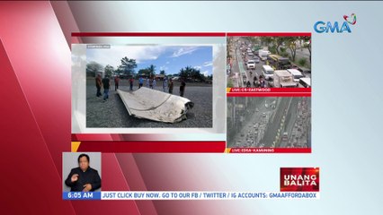 Malaking metallic debris na natagpuan sa dagat ng Calintaan, Occidental Mindoro, posibleng bahagi ng Chinese rocket --PCG | UB