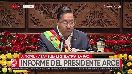 Luis Arce se refirió a supuestos intentos de desestabilización a su Gobierno