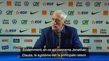 France - Deschamps justifie l'absence de Clauss et la présence de Veretout