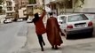 Viral Video - Young Iranian Protestors Knock Turbans Off Clerics' Heads #MahsaAmini