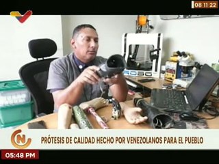 Emprendedores se dedican a la construcción de prótesis para personas con discapacidad