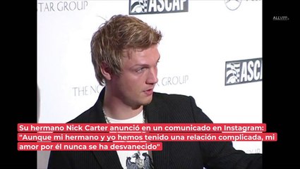 Nick y Aaron: así fue la agridulce relación entre los hermanos Carter