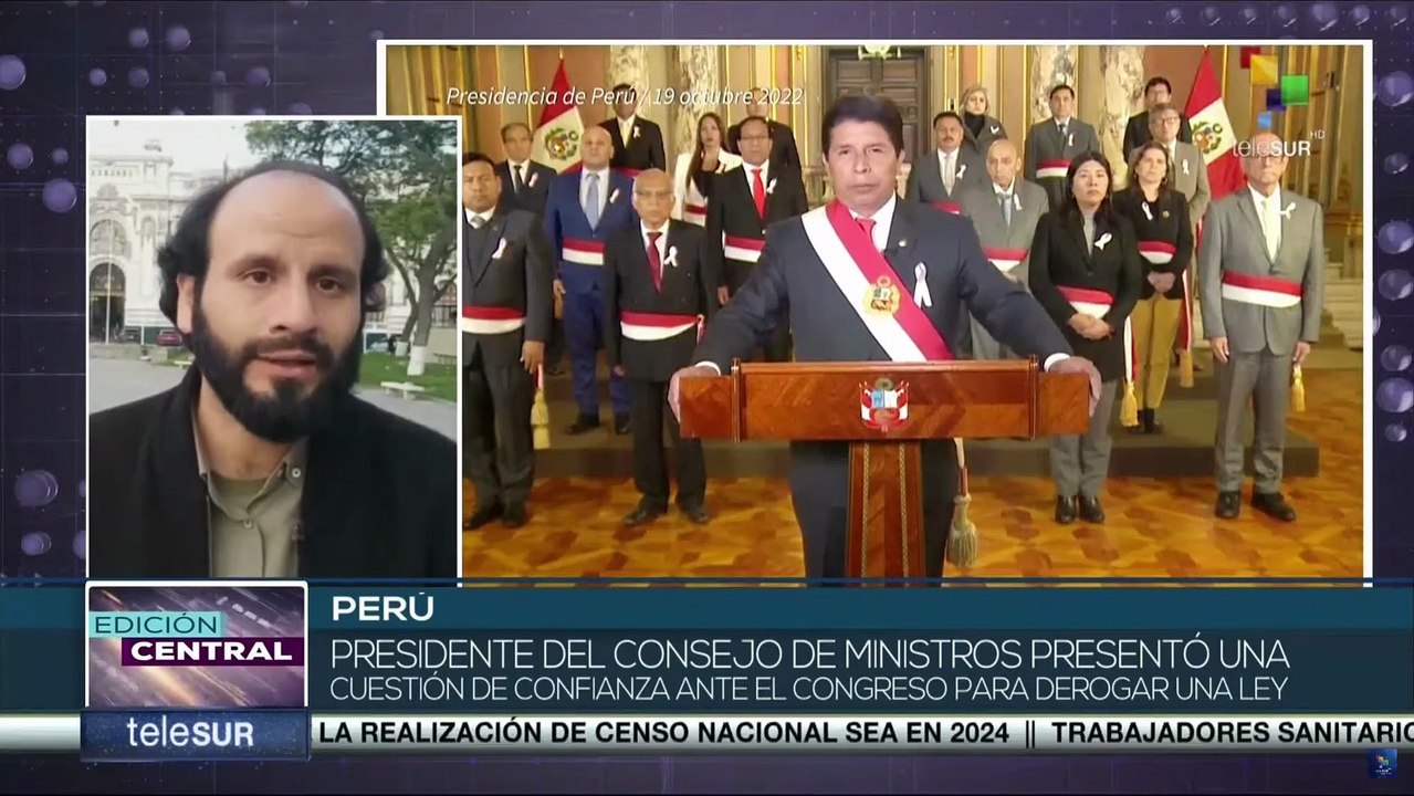 Perú: Presidente del Consejo de Ministros presentó ante el Congreso solicitud para derogar ley