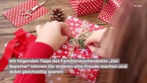 Fünf Tipps für günstige Weihnachtsgeschenke: So spart man am besten