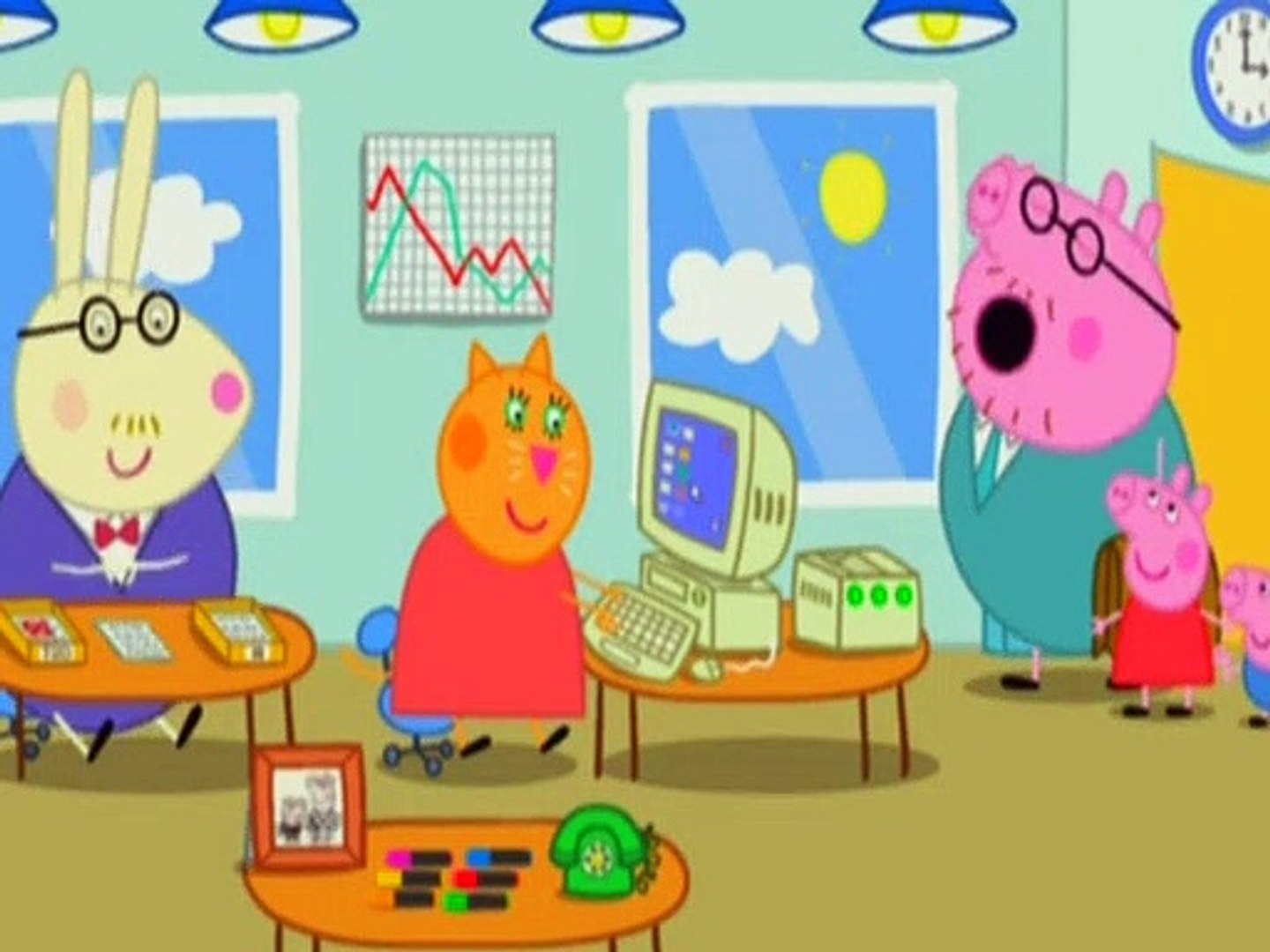 Peppa Pig S02E30 Daddy Pig s Office