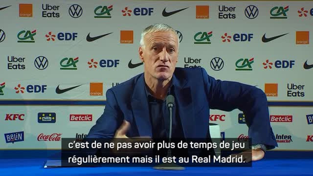 France - Deschamps : "Ce qui pénalise Camavinga, c’est de ne pas avoir plus de temps de jeu"