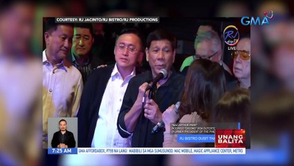 Duterte, dumalo sa pagtitipon kasama ang ilang dati at kasalukuyang opisyal ng gobyerno | UB