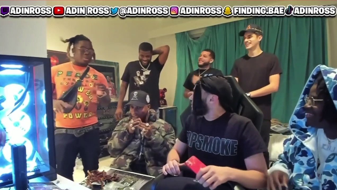 Tory Lanez freestyles with Adin Ross and VVS Ken (Twitch Live Stream)