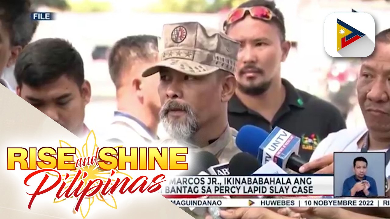 Pres. Ferdinand R. Marcos Jr., ikinababahala ang pagkakaugnay ni Bantag sa Percy Lapid Slay Case; DOJ Sec. Remulla: 90%-95% nang ‘solve’ ang pagtukoy sa mga nasa likod ng madugong pagpatay kay Lapid