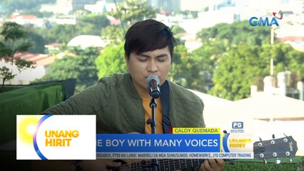 Viral singer na si Caloy Quemada kayang gayahin ang iba’t ibang boses | Unang Hirit