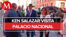 Ken Salazar se reunió con funcionarios de la SHCP en Palacio Nacional