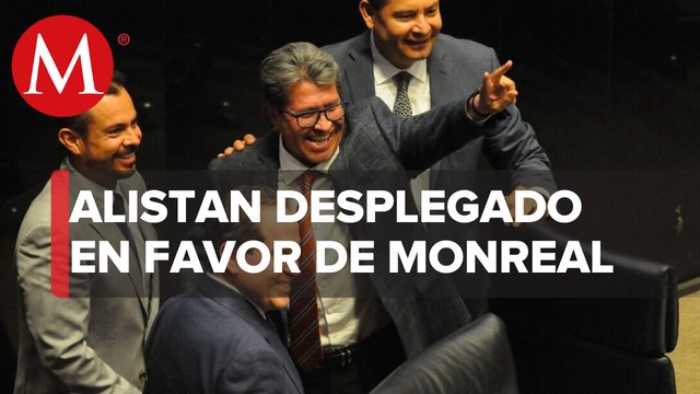 Senadores de Morena y oposición alistan desplegado para respaldar a Monreal