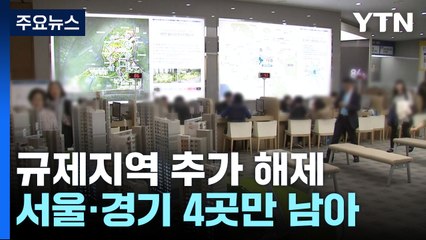 규제지역 추가 해제...서울·경기 4곳만 남아 / YTN