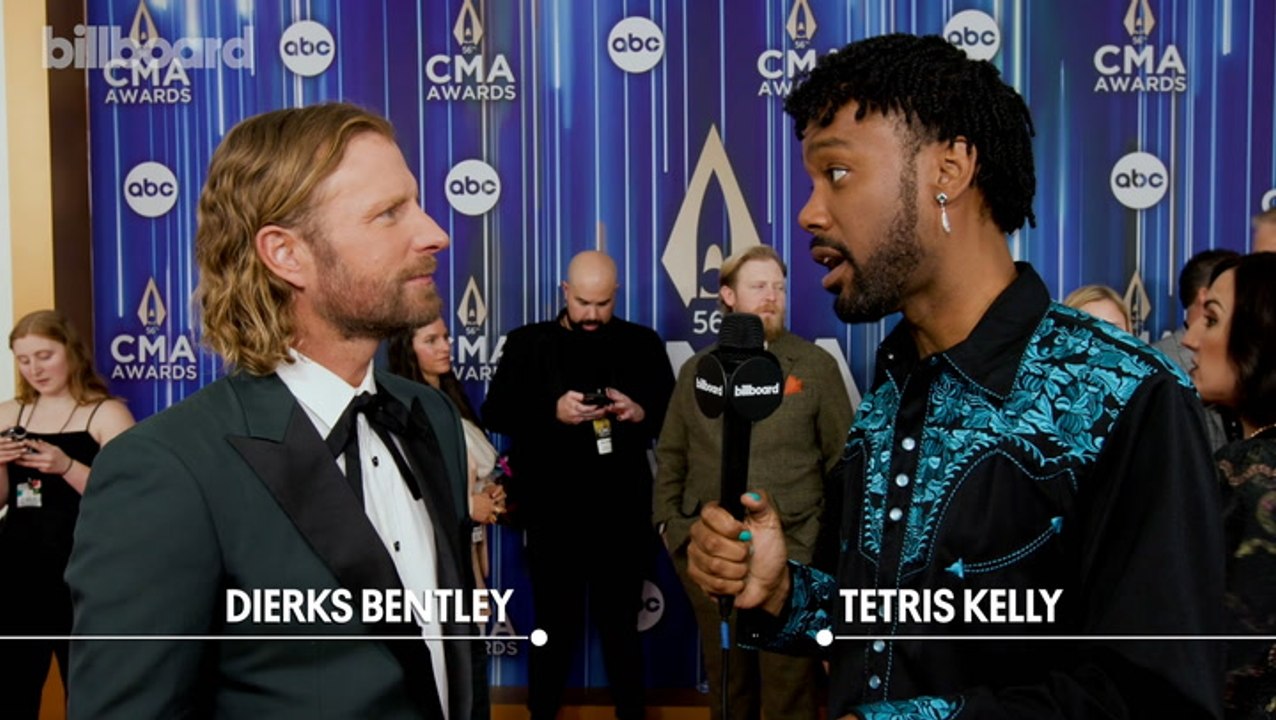 Dierks Bentley On Performing A Tribute To Alan Jackson, Playing In Stephen Colbert's Pickleball Tournament & More | CMA Awards 2022