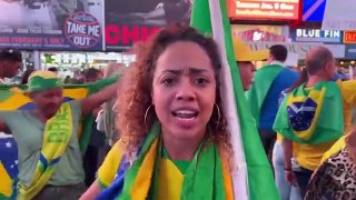 BRAZILIAN PROTESTER We are fighting against the corruption