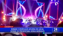 Carabayllo: roban 3 vehículos en los exteriores del restaurante campestre de Sonia Morales