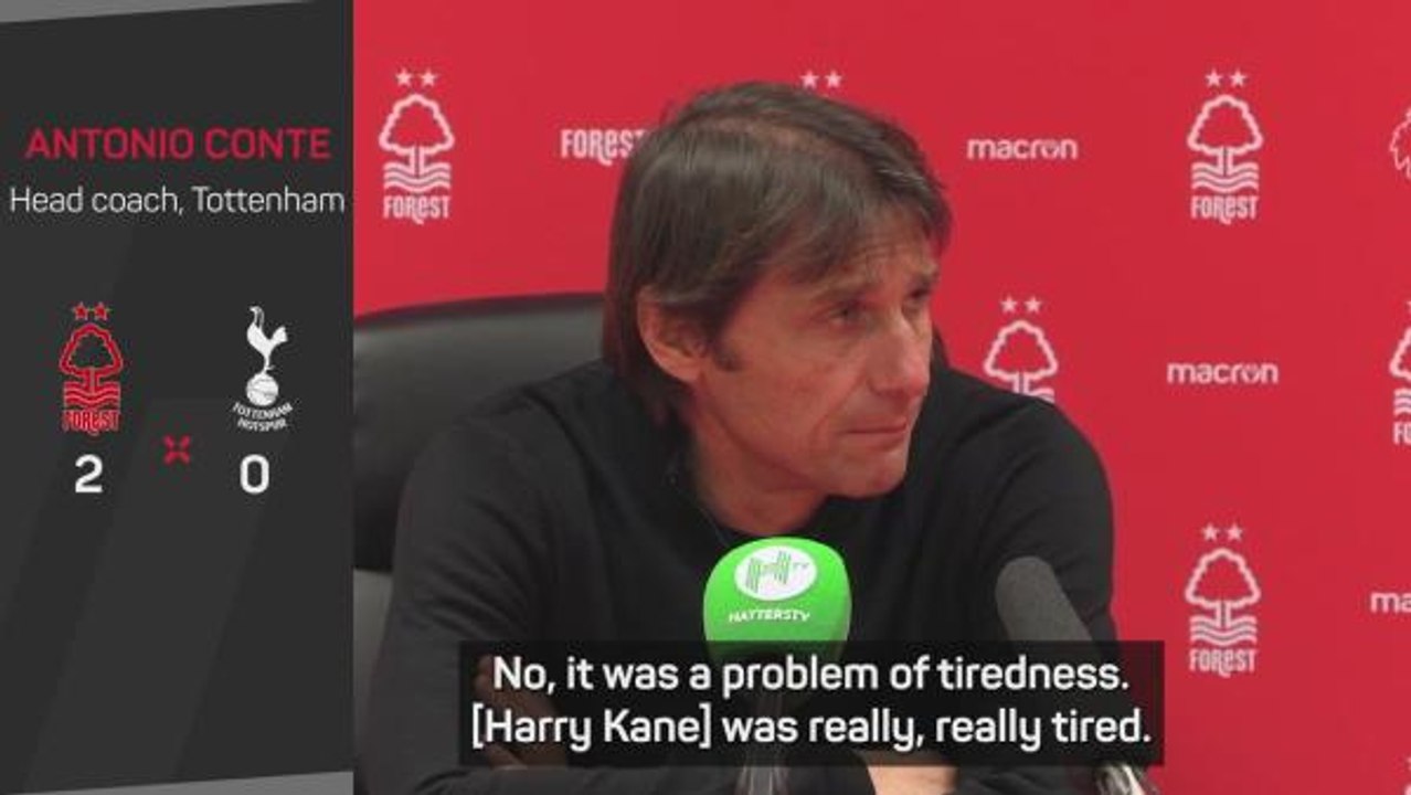 'Kane is really, really tired' - Conte on sub decision