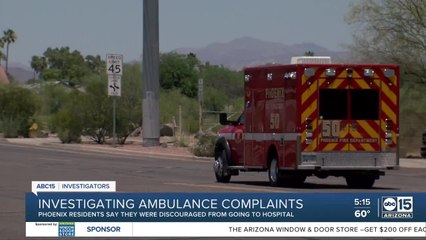 Investigating ambulance complaints