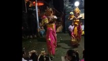 Traveling in bali watching bali dance