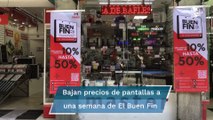 Bajan compus y pantallas a unos días de El Buen Fin