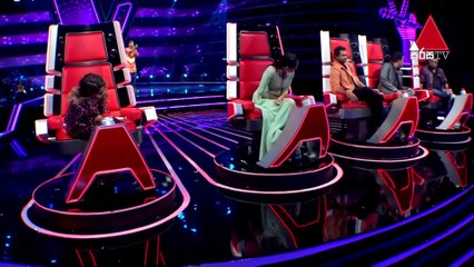 Isuru Liyanage | Adare Maha Sundarai Kiya (ආදරේ මහා සුන්දරයි කියා) | Blind Auditions | The Voice SL