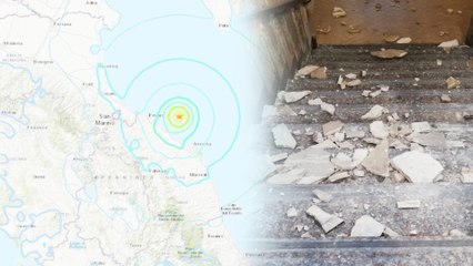 แผ่นดินไหว 5.7 ที่อิตาลี ชาวเมืองวิ่งหนีออกไปที่ถนน (คลิป)