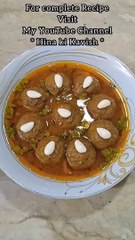 Badami Kofta Korma Recipe // Badami Kofta Recipe #shorts