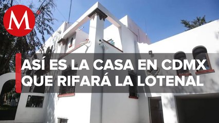 Lotenal rifa casa en CdMx; tiene 9 recámaras, auditorio, jardín y sala de juntas