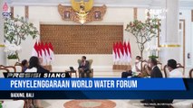 Presiden Jokowi Menerima President Of The World Water Council, Badung