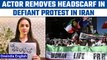 Iran Protests: Iranian actor removes headscarf in defiant protest | Oneindia News *International